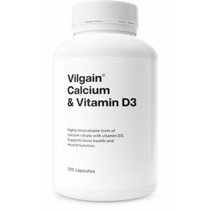 Vilgain Vápnik + Vitamín D3 120 kapsúl