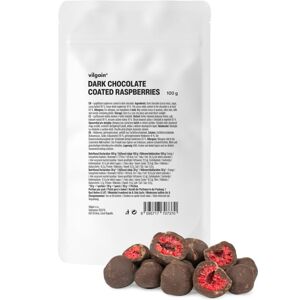 Vilgain Lyofilizované maliny v horkej čokoláde 100 g