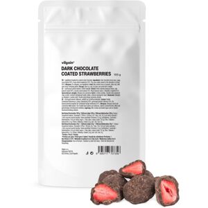 Vilgain Lyofilizované jahody v čokoláde horká čokoláda 100 g