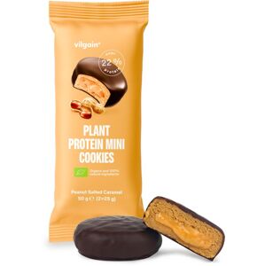 Vilgain Plant Protein Mini Cookies Arašidy so slaným karamelom 50 g (2 x 25 g)