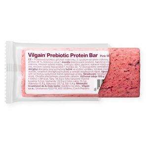 Vilgain Prebiotic Protein Bar pink macaron 55 g - Skrátená trvanlivosť