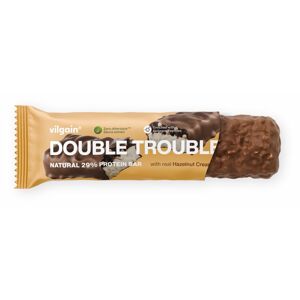 Vilgain Double Trouble Protein Bar Lieskovoorieškový krém s mliečnou čokoládou 55 g