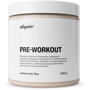 Vilgain Pre-Workout citrónový ľadový čaj 240 g