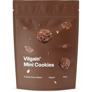 Vilgain Mini Cookies BIO kešu, čokoláda a vlašské orechy 100 g