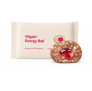 Vilgain Energy Ball BIO mandle s malinovým džemom 30 g