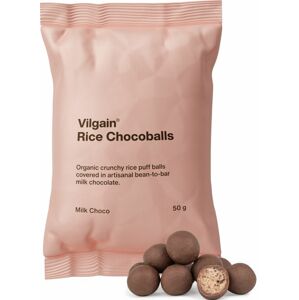 Vilgain Rice Chocoballs BIO mliečna čokoláda 50 g