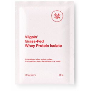 Vilgain Grass-Fed Whey Protein Isolate jahoda 30 g - Skrátená trvanlivosť